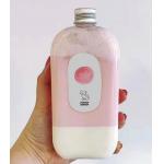 Food Grade Milk Tea Plastic Beverage Bottles 500ml Bpa Free Decorative Design for sale
