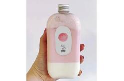 China Take Away Biodegradable Juice Bottles Milk Tea Good Transparency Beverages Package supplier