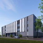 Custom Modern Prefab Metal Buildings , Frame Structure Building Construction for sale