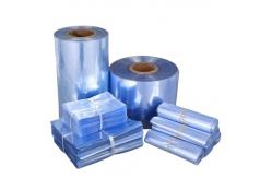 China Crystal Centrefolded PVC Clear Shrink Wrap Film Roll For Packing supplier