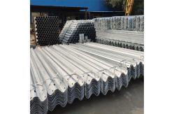 China ISO 9001 W Beam Anti Collision Guardrail Galvanized Steel Highway Guardrail supplier