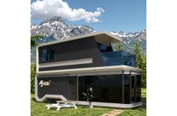 China Mobile Capsule House With Balcony White For Village Space Cabin House supplier