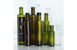 China Recyclable 250Ml 500Ml 750Ml Kitchen Square Vinegar Glass Olive Oil Bottles With Cap supplier