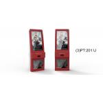 Self Ticket Vending Machine IR / SAW / Capacitive Touch Screen RFID Card Reader for sale