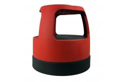 China Round Step Stool with Retractable Casters Non-Slip Surface supplier