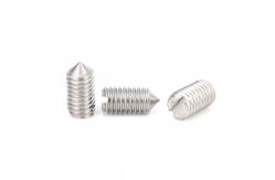 China One Word 304 Slotted Tip Machine Meter Headless Screw Jacking Screw supplier