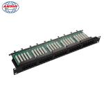 Professional 110 IDC / Krone IDC Cat3 Patch Panel , 25 / 50 Port Voice Patch Panel 6P4C for sale