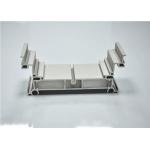 Silver Surface Treatment Industrial Aluminium Profile  6063-T5 ISO9001 Certificated for sale
