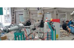 China Single Wall Corrugated Pipe Extrusion Line PE Plastic Washing Machine supplier