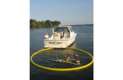 China Customized Round Protective Inflatable Floating Boat Pool supplier