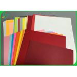 A3 A4 Sheet Bristol Paper Vert / Rose / Jaune Colorful Paper Board 180G 220G for sale
