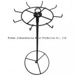 550mm Height 100mm Width Rotating Display Rack With Hooks for sale