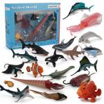 OEM factory custom Simulation Sea Life Animals Model Kit Action Figures Miniature Education for sale