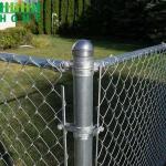 Manual Panels PVC Green Chain Link Fencing 50x50mm for sale