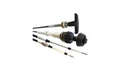 China Custom Mechanical Control Cable Assembly Push Pull Control Cable Push Only Control Cable supplier