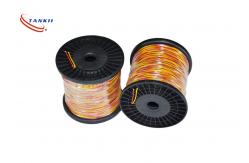 China Fiberglass Insulated 2*0.711mm 1000 Deg Thermocouple Cable supplier