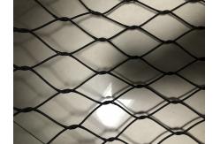 China Zoo SS 316 Woven Wire Mesh Rhombus Impact Resistance Excellent Flexible Performance supplier
