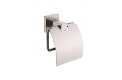 China anti rust Bathroom Hardware Sets , Brushed Nickel Towel Hook Rack 24x13x62cm supplier