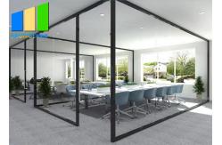 China Customized Office Aluminum Frame Demountable Glass Partition Full Height supplier