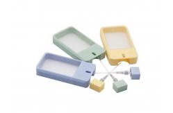 China 38ml Yellow Transparent Plastic Perfume Atomizer Bottle Credit Card Shape supplier