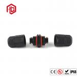 Black Nylon 2 3 4 Pin L T Screw Waterproof Connectors for sale