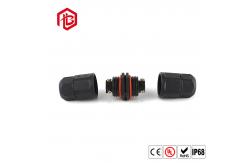 China Black Nylon 2 3 4 Pin L T Screw Waterproof Connectors supplier