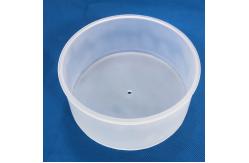China Frosted Surface Quartz Glass Cup Fused Quartz Crucible For Plasma Coating Machine supplier