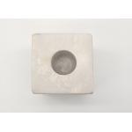 Square Stone Pillar Candle Holders Polished Finish Surface Moisture Resistant
