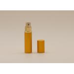 5ml Gold Aluminum Refill Glass Spray Bottles Perfume Silk Screen Printing Surface Handling