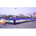 Portable Large Inflatable Soccer Pitch For Commercial Use , Inflatable Soccer Field