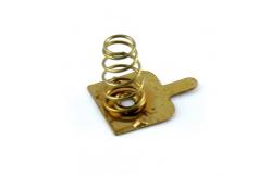 China Pcb Aaa Battery Spring Connector Aa Copper Wire Electrical Contact Coil supplier