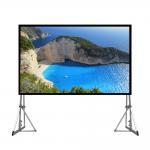 Front Rear 32*32mm 32*64mm Fold Up Projector Screen Easy Carrying Box for sale
