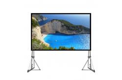 China Large Foldable Projector Screen With CE FCC ROHS Certification supplier