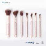 Eco Friendly Plastic Handle Synthetic Hair Makeup Brush For Cosmetic for sale