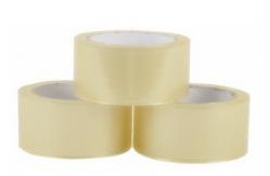 China Low Noise BOPP Packaging Tape Sliver Good Adhesive With Company Logo SGS ISO supplier