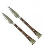 Honey Bee Knife Beehive Tools Z Type Hive Tool With Wooden Handle Uncapping Tool for sale