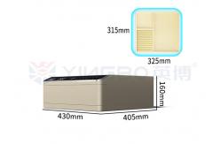 China Fireproof Protection Built-In Jewelry Safe Box Touchscreen Password  Smart Control Panel supplier