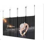 Waterproof Mesh Transparent LED Glass Wall P3.91-7.82 Full Color 160H/140V Viewing Angle 1920-3840Hz Refresh Rate for sale