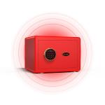 H250mm Dual Alarm Home Safe Box Electronic Lock With Hammer Surface Treatment