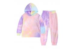 China Jogging Spring Children'S Clothing Tie Dye Two Piece Jogger Set supplier