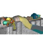 100KW - 10MW Horizontal Kaplan Turbine / S TypeTurbine with Adjustable Blades Runner for sale