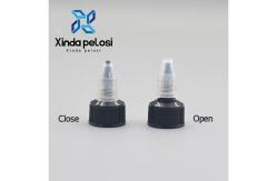 China Customized Plastic Squeeze Bottle Closure With Silicone Valve For Sauce Dispensing supplier