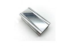 China 6063 T5 Bright Silver Polished Aluminum Profile Building Decoration supplier