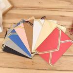 Business Kraft Paper Envelope Hot Stamping Greeting Card Envelopes Western Style