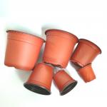 Double Color Plastic Nursery Pot For Flower / Green Plant for sale