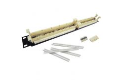China Network 110 Terminal Block 19 1U 110 Cross Connect Distribution Frame supplier