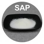 Industrial Sodium Polyacrylate SAP Super Absorbent Polymer with Adjustable Absorption Rate, High Gel Strength, and Non-Flammable Properties for sale