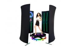 China OEM ODM Backdrop Led Screen 360 Photo Booth Enclosure Backdrop supplier