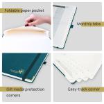 A4 Size Custom Academic Planner With Hourly Schedule Monthly Tabs
