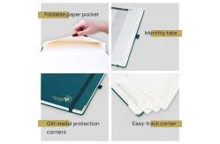 China A4 Size Custom Academic Planner With Hourly Schedule Monthly Tabs supplier